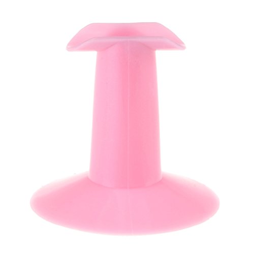 Soporte para uñas acrílicas y kit de manicure rosa miniatura 3