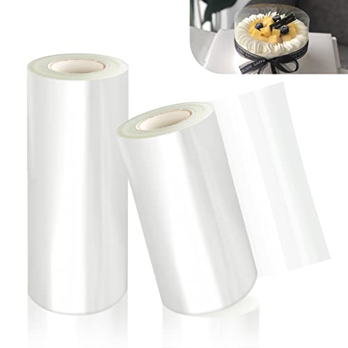 Transparente Acetat-Folie Für Torten & Mousse - 10cm X 10m Rolle, Lebensmittelecht