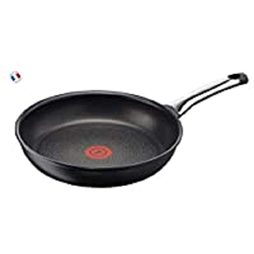Tefal Talent Pro Pfanne, Bratpfanne, 28cm, alle Herdarten, integrierter Temperaturanzeiger, Antihaft-Versiegelung, Edelstahl