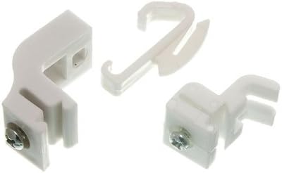 Curtain Rail Bracket X 5 Glide Hooks X 30 End Stops X 2 Swish Sologlyde