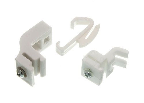 Onestopdiy.com Curtain Rail Set Will Fit Swish Sologlyde 12 Bracket 4 Stop End 48 Glider