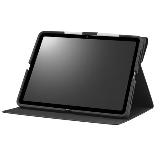 Image of Insignia Universal Folio Case for iPad 10.2 inch-11 inch with Slim Stylus Pen, Black /White