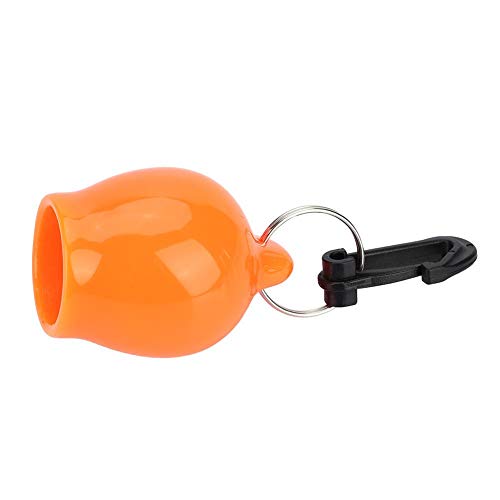 Boquilla de silicona para buceo antipolvo y protectora color naranja 4