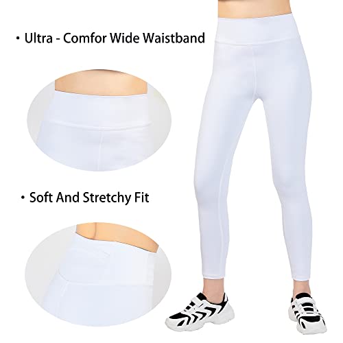 Kiderence Toddler Girls Athletic Leggings Kids Yoga Pants with Pocket4