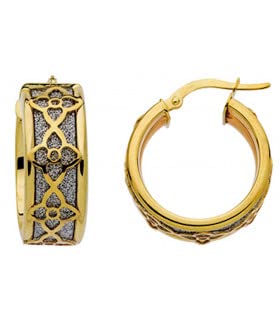 Boucles d'oreilles Glitter SVETA le bijou en or parfait pour le quotidien