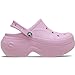 Crocs Bella Clog Wedge Sandals, Ballerina Pink, 26.0 cm
