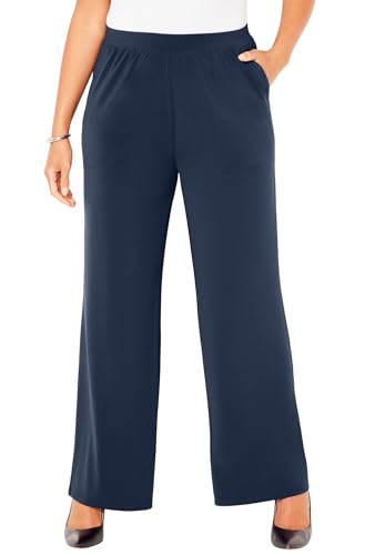 Catherines Women's Plus Size Dream Drape Pull-On Knit Pant