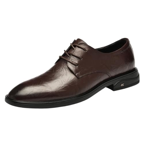 Mens Lightweight Comfortable Lace Up Oxford Dress Shoes for Business Office Work Formal