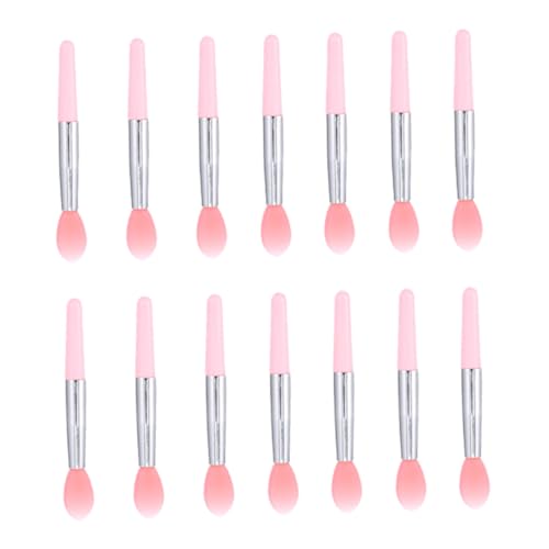 Gatuida Brochas Maquillaje Silicona Labios y Sombras Mini Portátil para Mujer Uso Profesional y Viaje