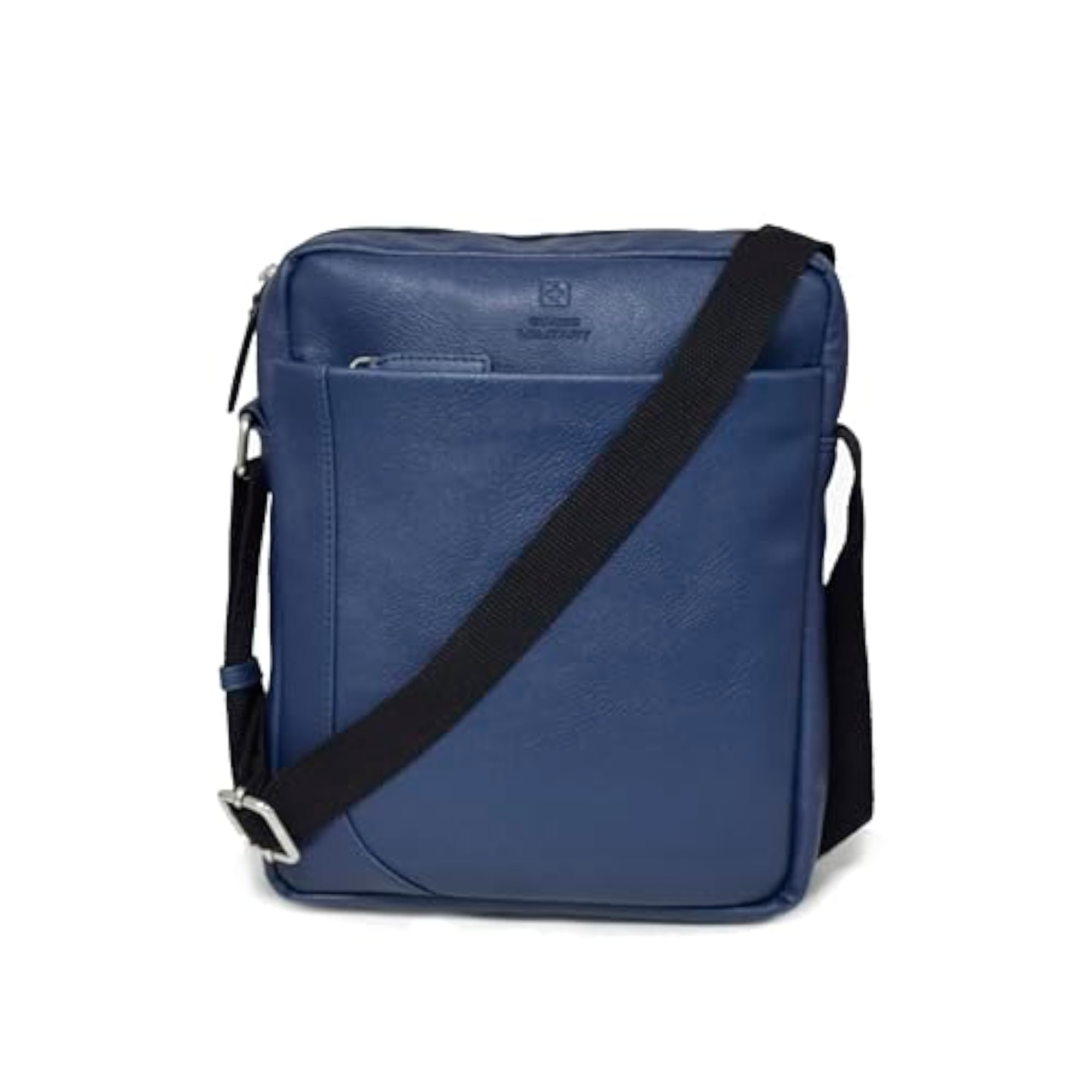 ALFIE Blue PU Sling Bag for Men & Women, Durable