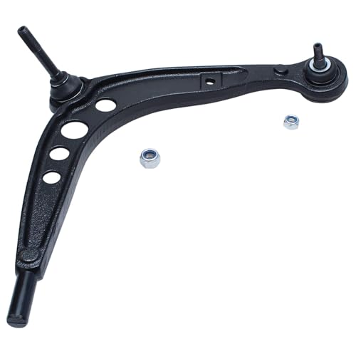 Image of Detroit Axle - Front End 8pc Suspension Kit BMW 318i 318is 318ti 323i 323is 325i 325is 328i 328is Z3, 2 Lower Control Arms w /Ball Joints 4 Tie Rod Ends 2 Sway Bar Links Replacement