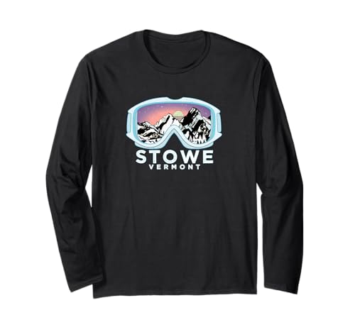 Stowe Ski Design / Stowe, VT - Regalo de nieve para esquí Manga Larga