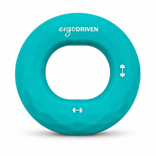 Image of Grip Strength Trainer by Ergodriven | Simple Silicone Ring with Two Resistances, Completely Free of BPA /Latex /Rubber /PFAS, Aesthetically Pleasing Desk Accessory