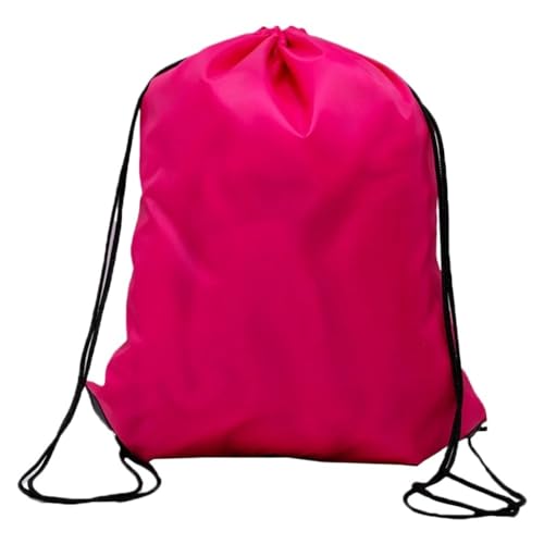 Sac pour chaussures en tissu rouge avec cordes coulissantes de rangement