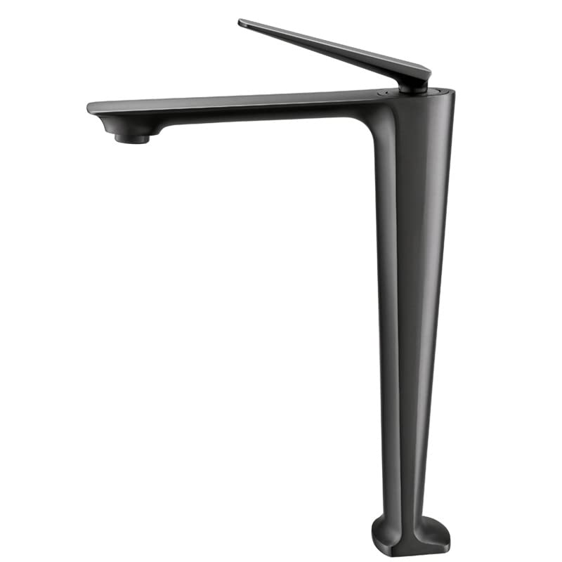 Robinet de lavabo anti calcaire mitigeur chaud et froid en or rose