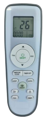 Image of EHOP Voltas Compatible Remote for Voltas Smart AC VE-181(Please Match The Image with Your Old Remote)