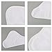 Microfiber Steam Mop Pads Replacement for Floor Steam Cleaners, High-Absorbency Washable & Reusable Mop Cloths with Durable Cleaning Fibers, Universal Fit for Most Steam Mop Models, Multi-Pack (White)
