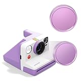 WOGOZAN Lens Cap for Polaroid Now Gen 3, Now+ Gen 2/3rd Instant Camera, Camera Lens Cover for Polaroid Now, Aluminum Alloy Lens Cap & Inner Cushioning Sponge with Storage Bag (No Camera) - Purple