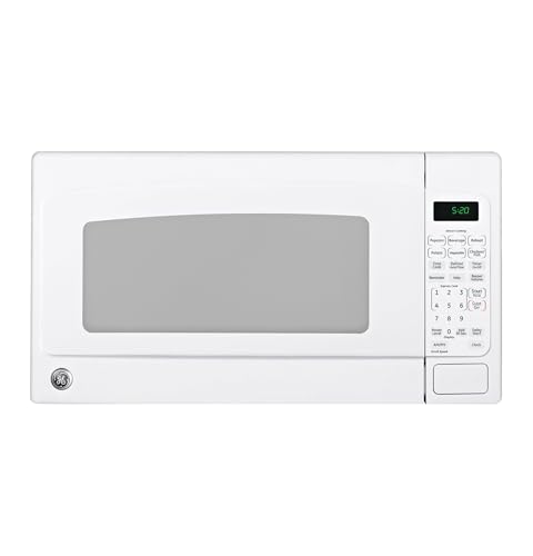 Image of GE Countertop Microwave Oven,1, 200-watt Capacity, 2.0 Cubic Ft., 6 Auto Cooking Settings, Child-Lock Technology, Kitchen Essentials for Countertop, Dorm Room or Apartment, White, GCST20S1WWW