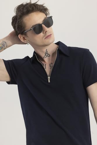 Image of SNITCH Navy Polo T-Shirt