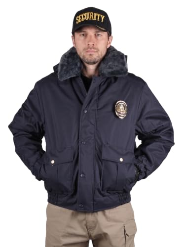 Image of First Class 100% Nylon Oxford All Season Deluxe Plain and Security Bomber Jacket