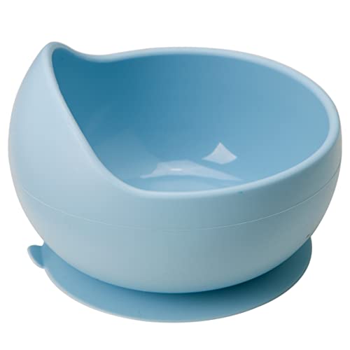 Buba Bowl Em Silicone Com Ventosa Azul