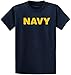 Joe's USA - Military T-Shirts - Navy Logo Logo T-Shirts in Sizes S-5XL