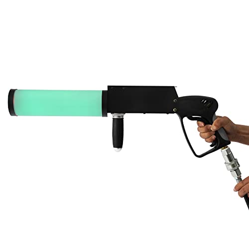 TFCFL CO2 Handheld Fog Machine, LED CO2 Jet Machine, LED Smoke Gun, DJ CO2 Cannon Fog Machine for Bar, Concert,Disco Party Stage Effect