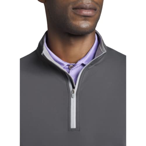 PETER MILLAR Mens Quarter Zip Knitwear, M, Grey4