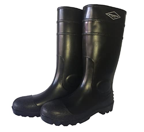 Diamondback Boot Knee PVC MATT BLK Size 16 L-G06B16