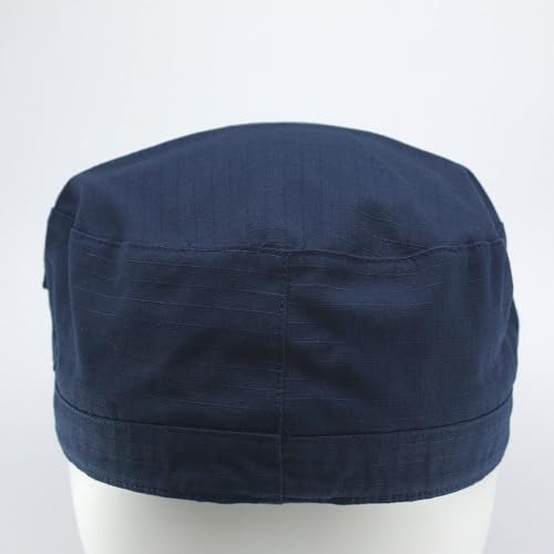 Image of The Vintage Year Heavy Stitching Washed Cotton Cadet Hat - Durable Military Baseball Cap for Men & Women, Outdoor Casual Wear