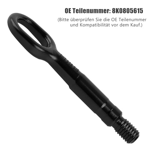 8K0805615 Anhängerkupplung Abschlepphaken Ersatz für A1 A3 A4 A5 A6 A7 Q5 TT S4 S5 S6 Abschleppöse Hakeneinheit Notabschlepphaken