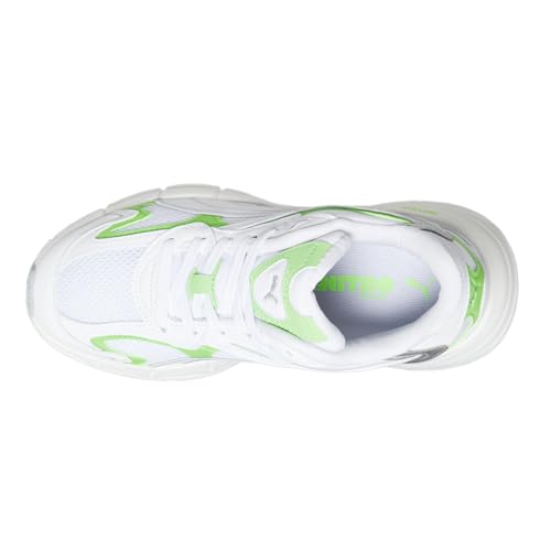 PUMA Womens Teveris Nitro Metallic Lace Up Sneakers Shoes Casual - White - Size 9 M4