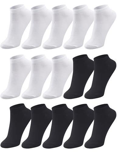 Duufin 15 Pairs Womens Ankle Socks Classic Casual Short Low Cut Socks for Women