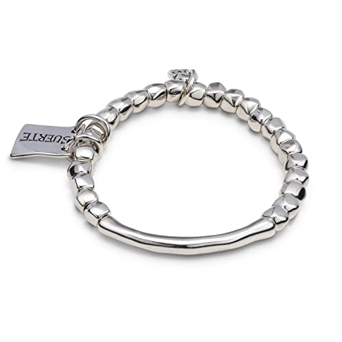 Uno de 50 LUCKY Stretch Bracelet, Sterling Silver-Plated2
