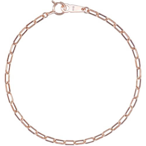 K18 ブレスレット ローズゴールド スモール ミラーノ 18cm 約2g ブレスレット 750 18金 ジュエリー スパルタカス メンズ レディース 男女兼用 K18PG ピンクゴールド カット小豆 小豆チェーン 日本製 国産ジュエリーのサムネイル