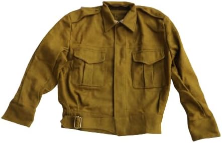 British 37 Pattern Tunic Battle Uniform Reproduction - Khaki Color