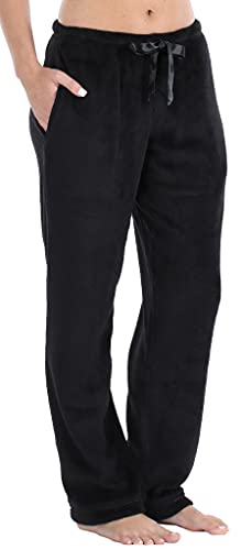 PajamaMania Women's Plush Fleece Pajama Pants with Pockets3
