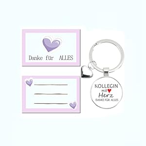 MKISHINE 3D Schlüsselanhänger karte für Abschiedsgeschenk Kollegen Jobwechsel Geschenk Kollegin Abschied Kollegin…