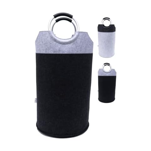 MASIONBASE 90L Wäschesammler aus Filz Stoff Cover
