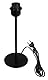 Rayher Tischlampenfuß, Metall, matt schwarz, 32 cm, mit Schraubring, mit Kabel und Schalter, für E27 Fassung, Lampenfuß ohne Schirm, Lampenfuß für Tischlampe, 23101576