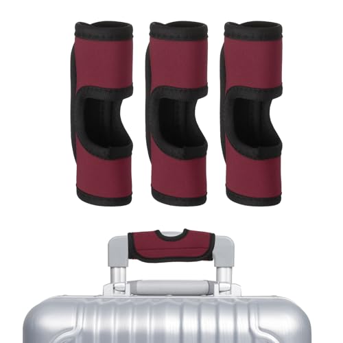 uxcell 3Pcs Luggage Handle Wrap Neoprene Handbag Grip Cover Protector