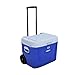 TZNBGO Frigo Portatile con Rotelle 60L, Frigorifero Portatile, Congelatore Portatile, Wheeled Cooler, Frigoriferi Portatile per Auto Camion Barca o Camper (Color : Blue)