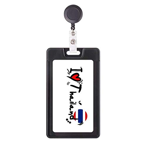 Funda retráctil para tarjeta con diseño de Tailandia y original portacredenciales extensible
