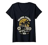 Photo Gallery donna orlando florida sunset hotrod, design a coccodrillo maglietta con collo a v Photo Gallery donna orlando florida sunset hotrod, design a coccodrillo maglietta con collo a v