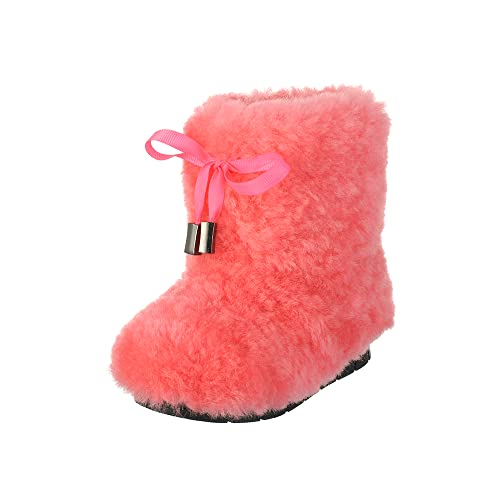 Girl's fur winter boots, pink sheepskin fur toddler boots, girls snow boots, kids mukluks, yeti boots for kids, children winter shoe, LITVIN2
