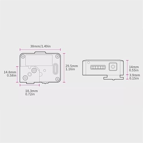 Fotómetro para cámaras de película con pantalla OLED y medición EV de alta precisión 6