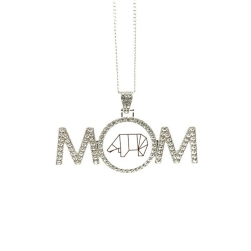 Collier en forme d'ours géométrique Origa Bear en taille M pour femme