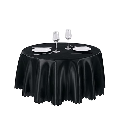 Nappe ronde noire Counfeisly 60 po, 1 unité