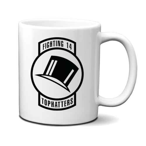 Taza con logo VFA-14 Top Hatters 11 oz miniatura 1
